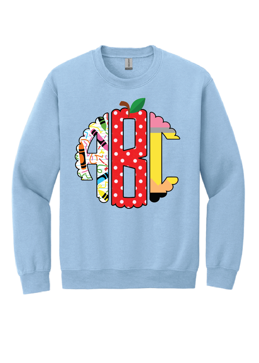 ADULT Classroom Monogram Sweatshirt