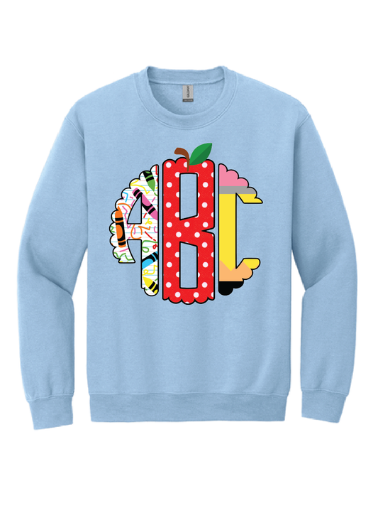 ADULT Classroom Monogram Sweatshirt