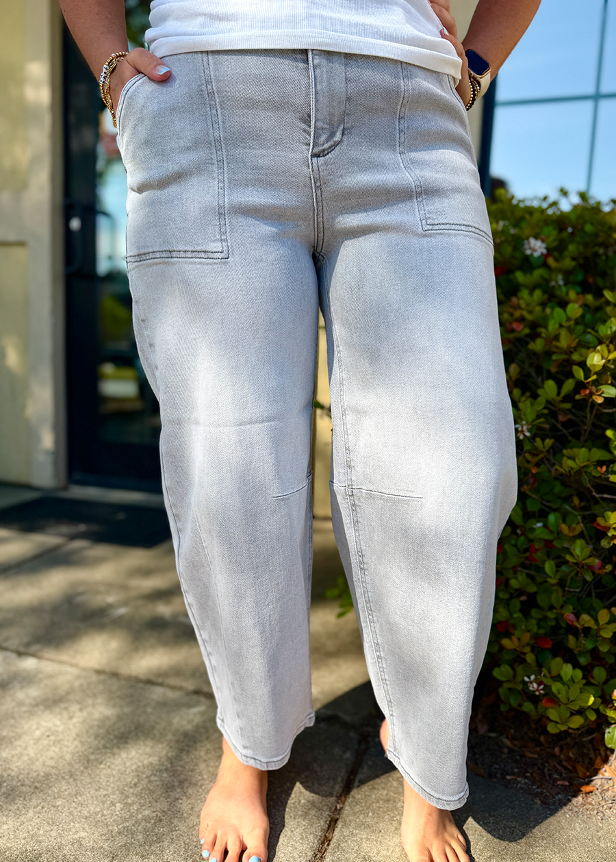 Connie Slouchy Crop Barrel Jeans