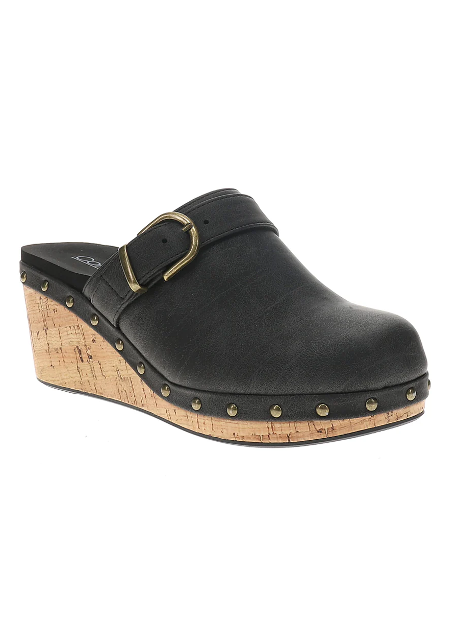 Corky Who Knew Wedge-Black
