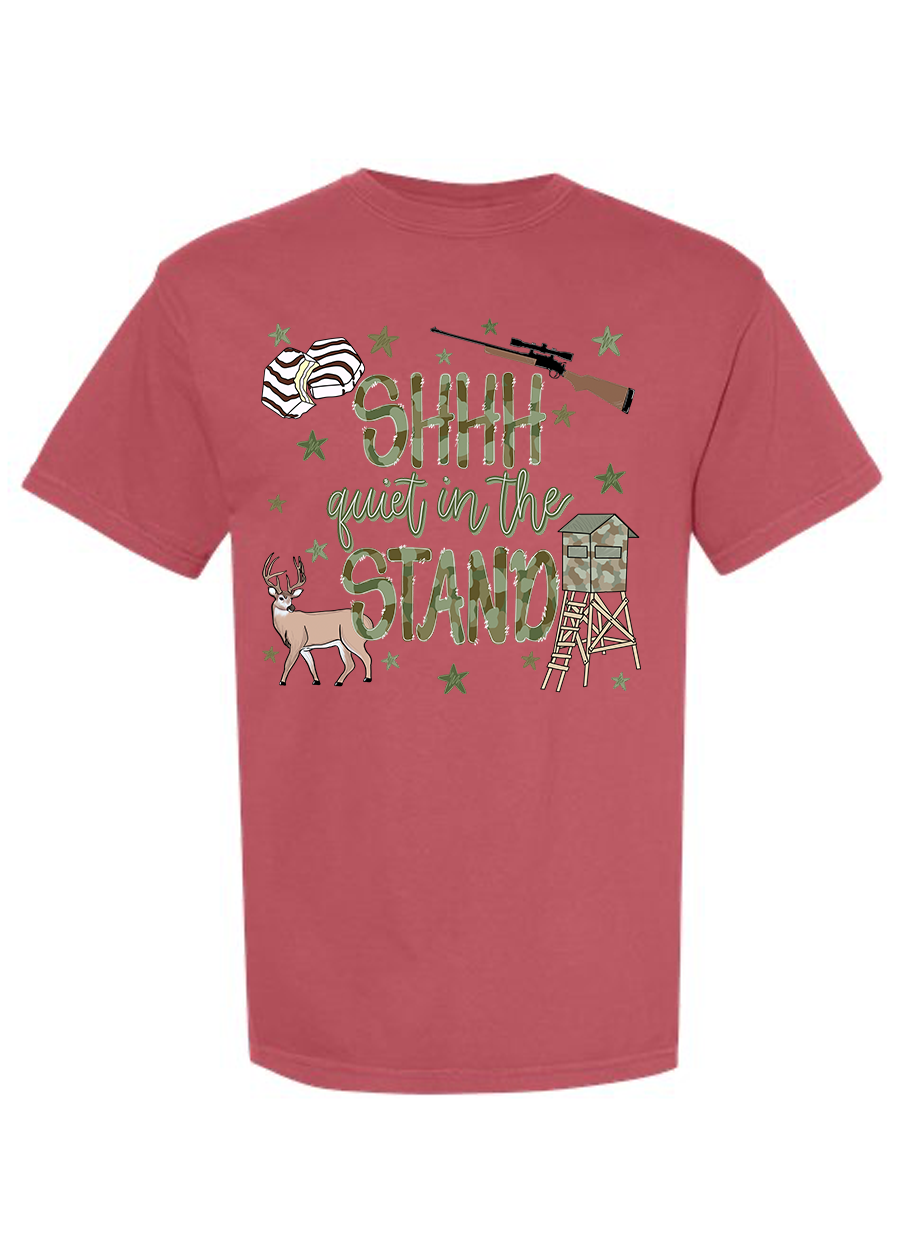 ADULT Shhh Quiet in The Stand COMFORT COLORS Tee