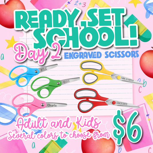 KIDS Custom Engraved Scissors