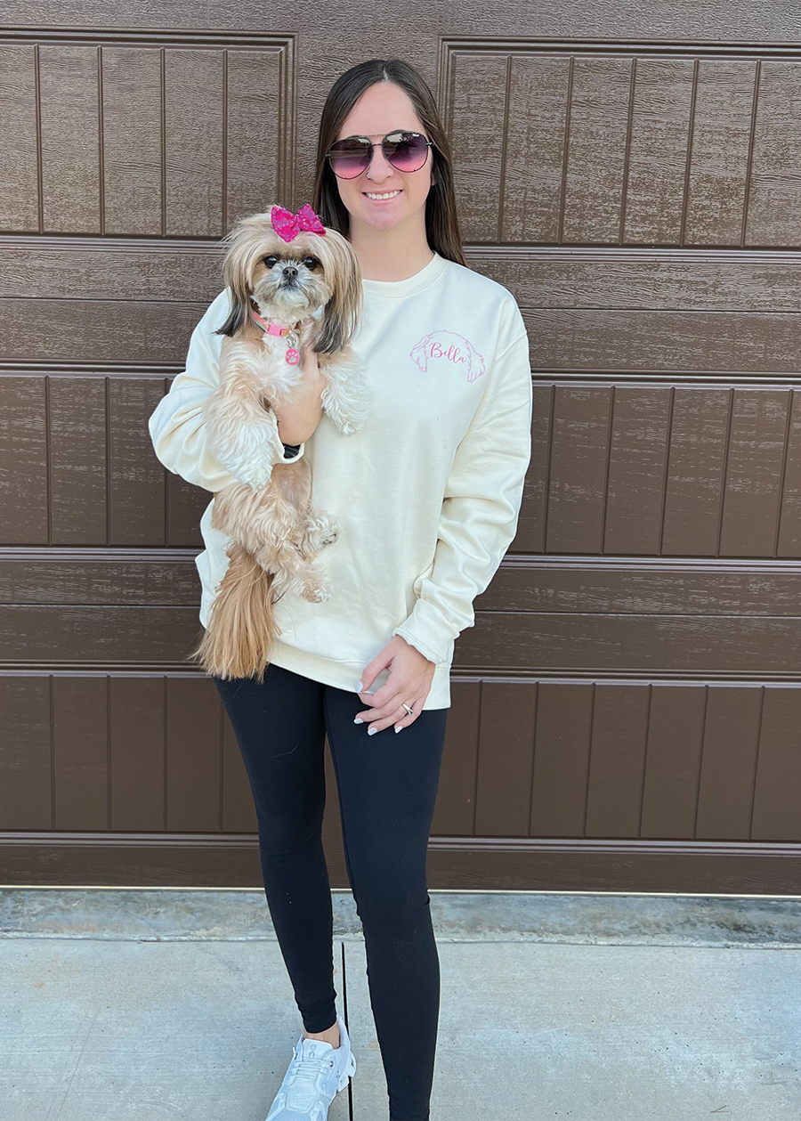 In My Dog Mom Era Crewneck Sweatshirt