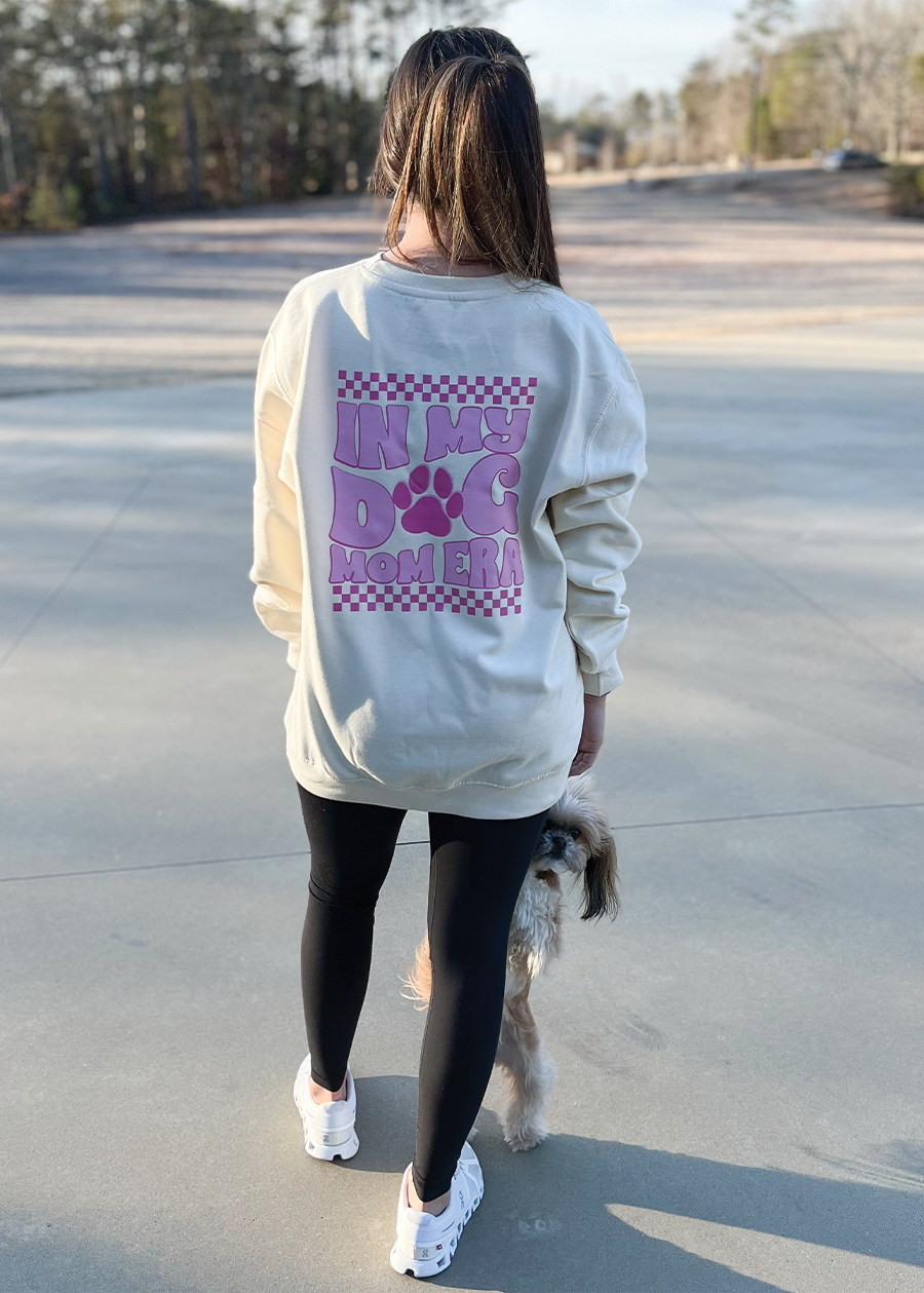 In My Dog Mom Era Crewneck Sweatshirt