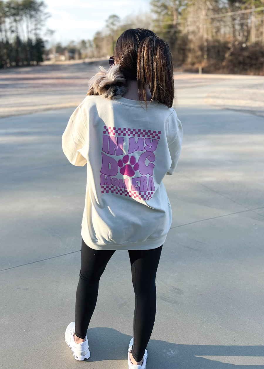 In My Dog Mom Era Crewneck Sweatshirt