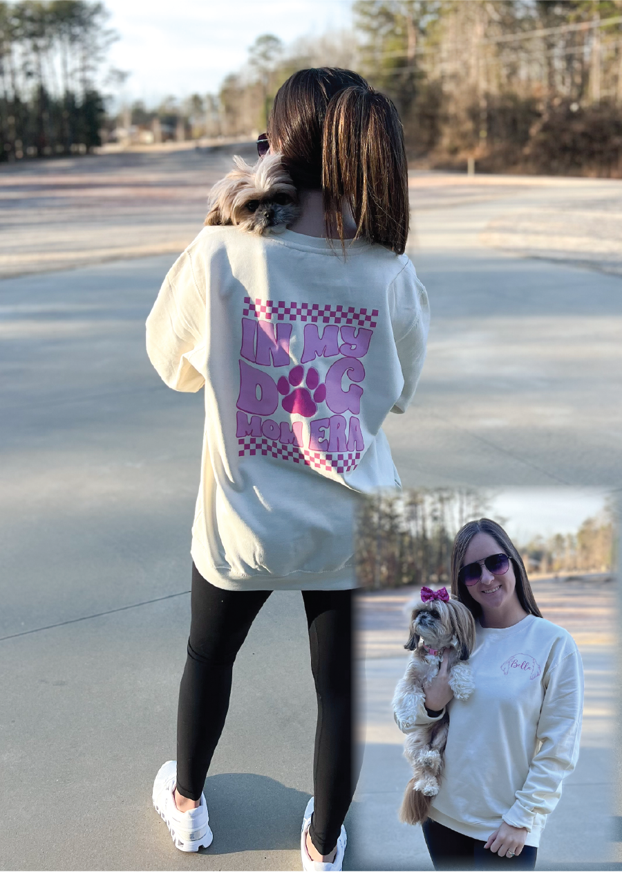 In My Dog Mom Era Crewneck Sweatshirt