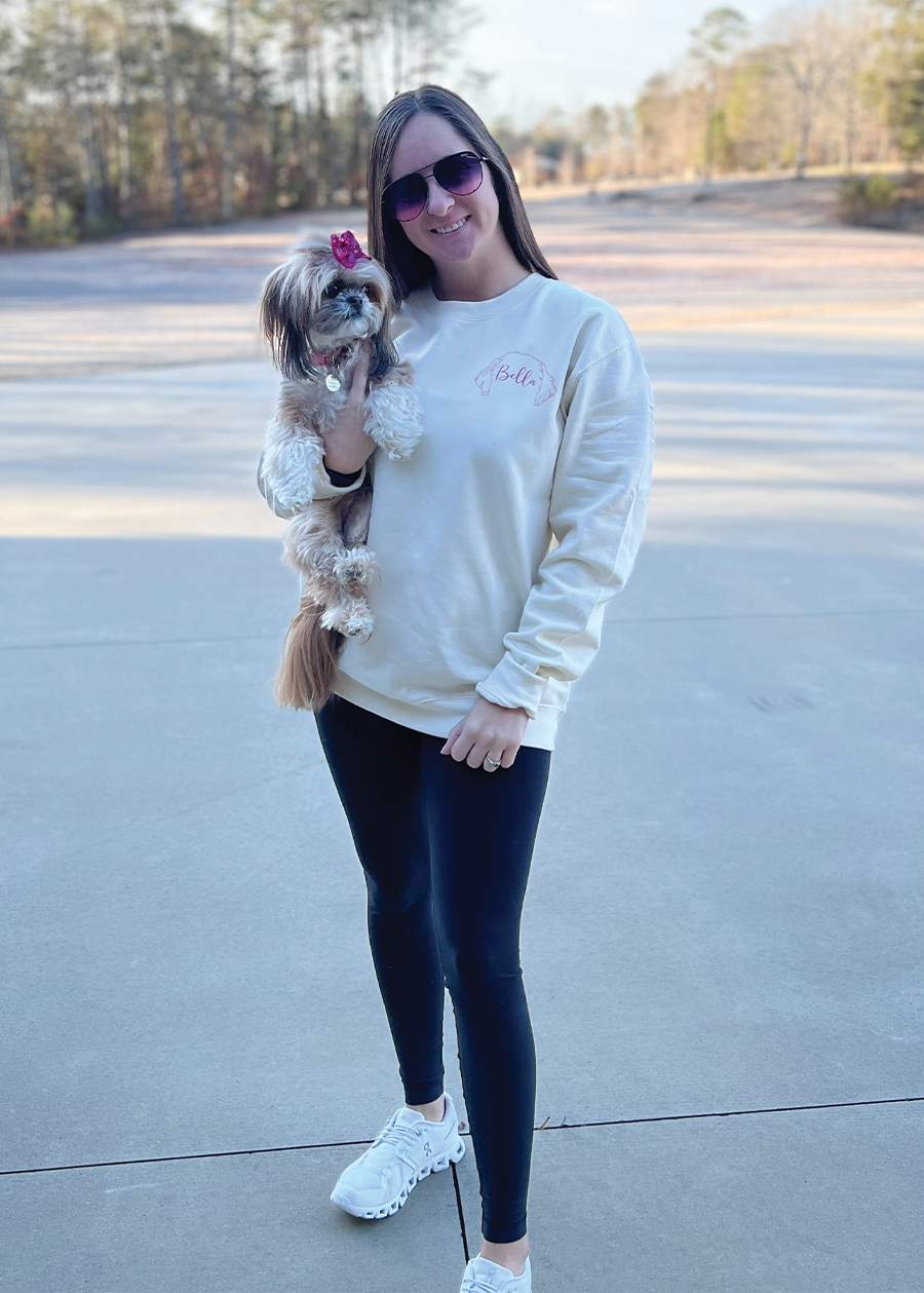 In My Dog Mom Era Crewneck Sweatshirt