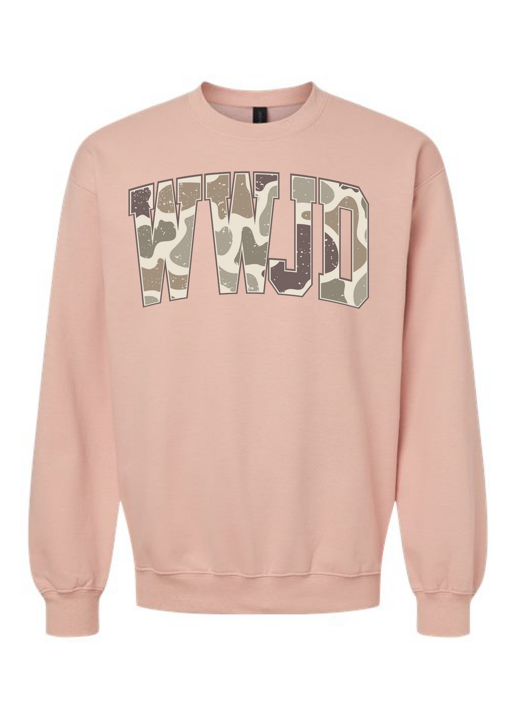 **CUSTOM** Camo SZN Gildan SOFTSTYLE Crewneck Sweatshirt