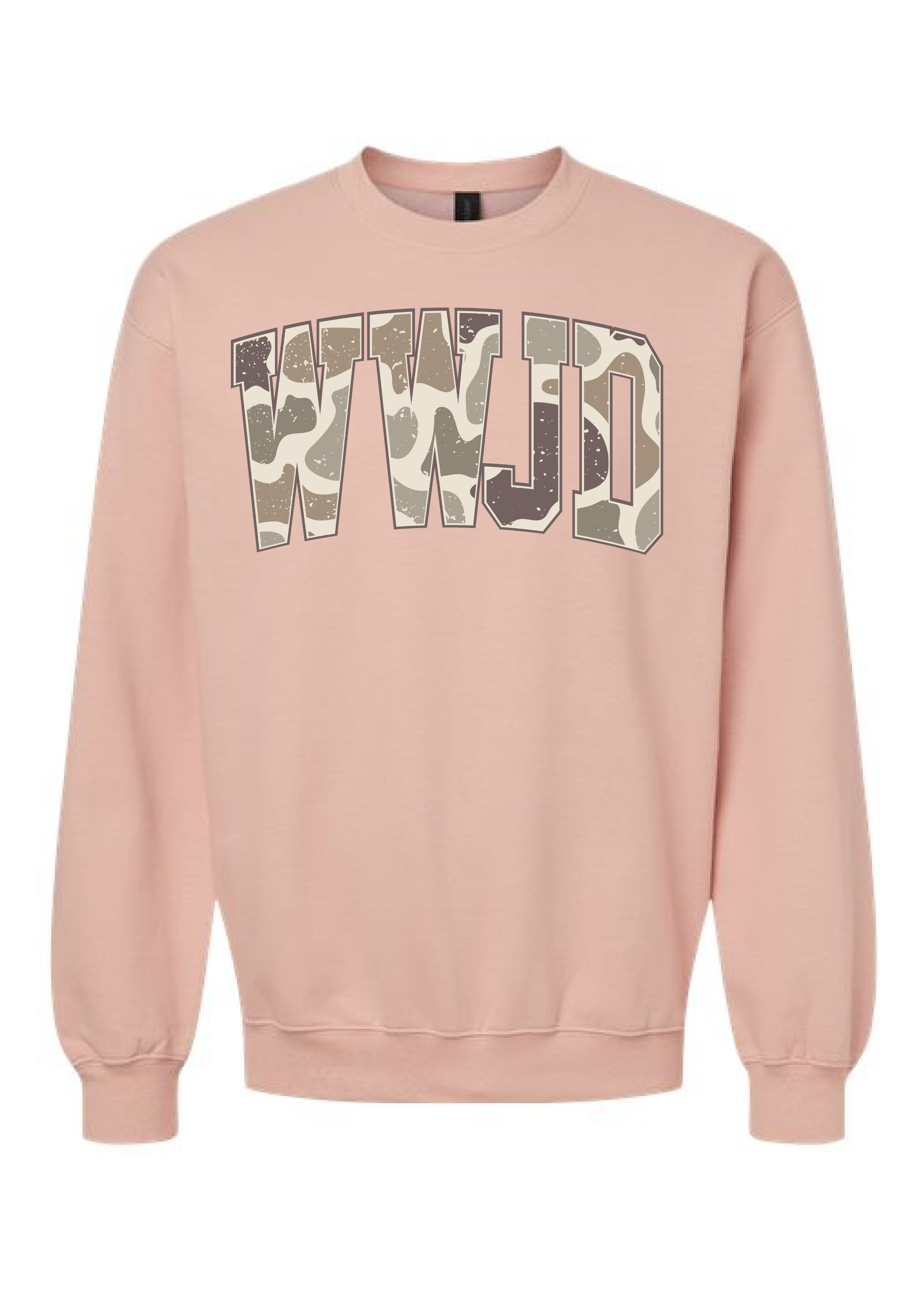 **CUSTOM** Camo SZN Gildan SOFTSTYLE Crewneck Sweatshirt