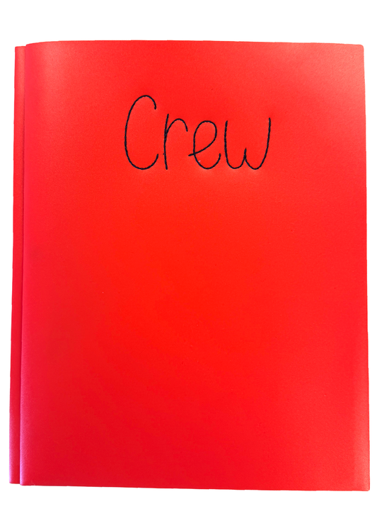 EMBROIDERED UV Decal Folder