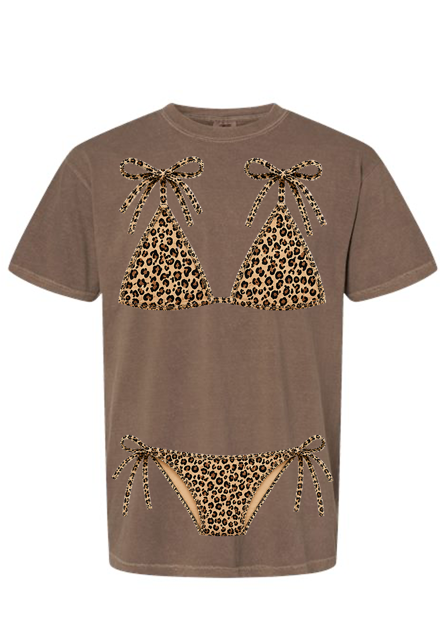ADULT Comfort Colors Leopard Kini Tee & Tank