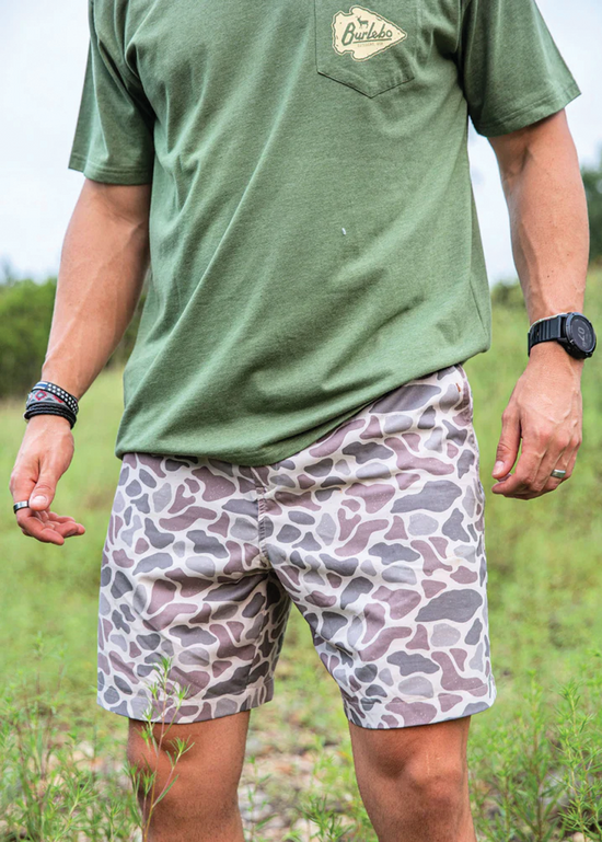 Everyday Shorts-Classic Deer Camo