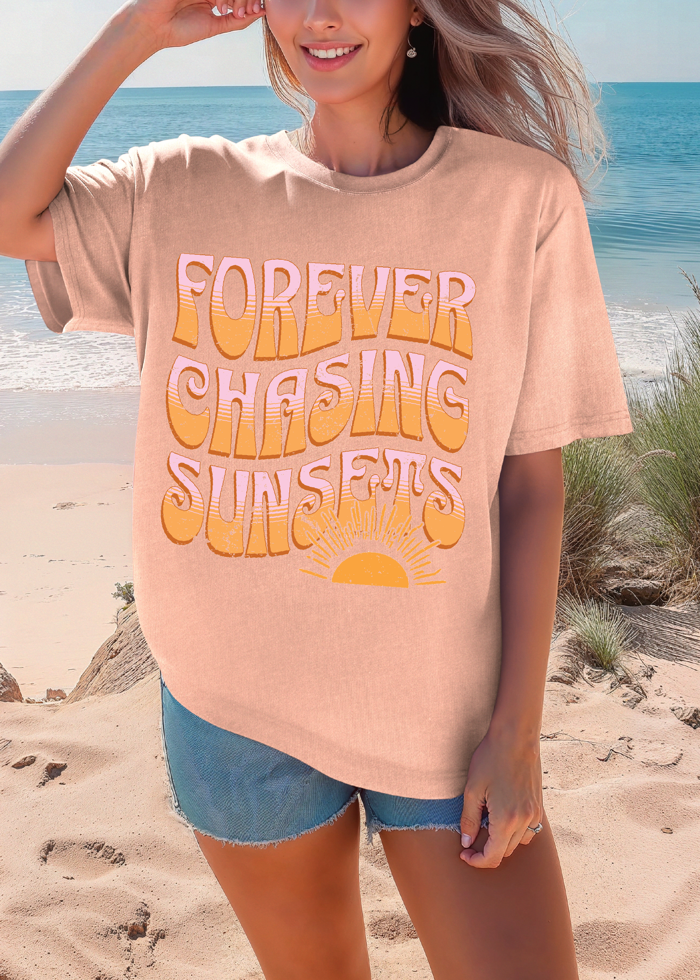 Forever Chasing Sunsets Tee