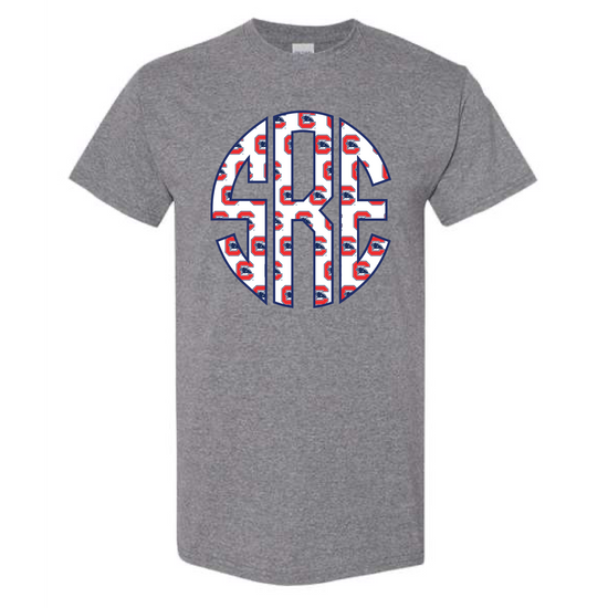 Go Team Monogram Tee