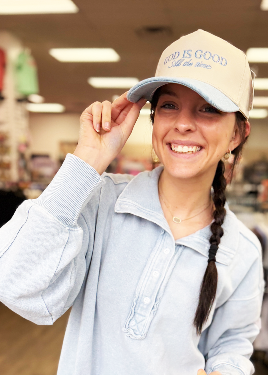 God Is Good All The Time Trucker Hat