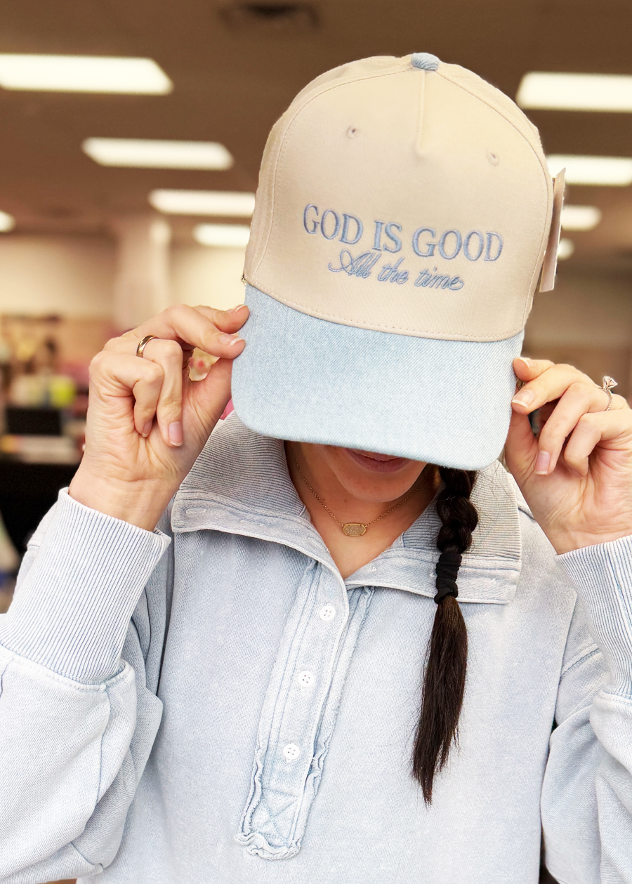 God Is Good All The Time Trucker Hat