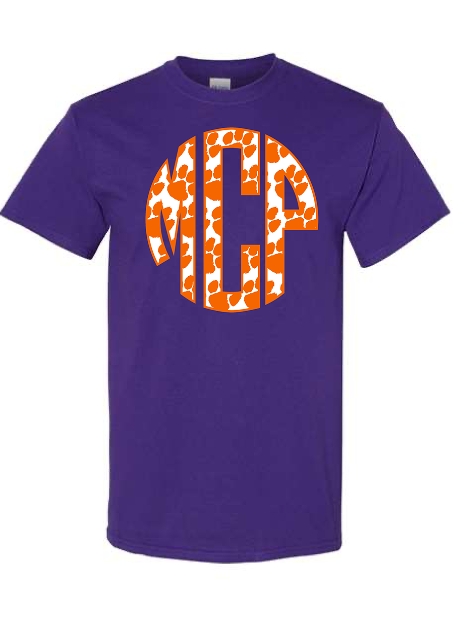 Go Team Monogram Tee