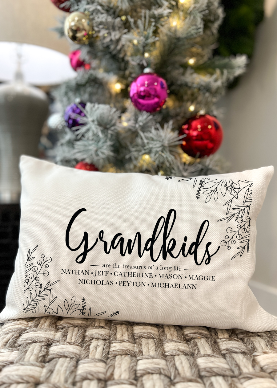 Grandkids Pillow