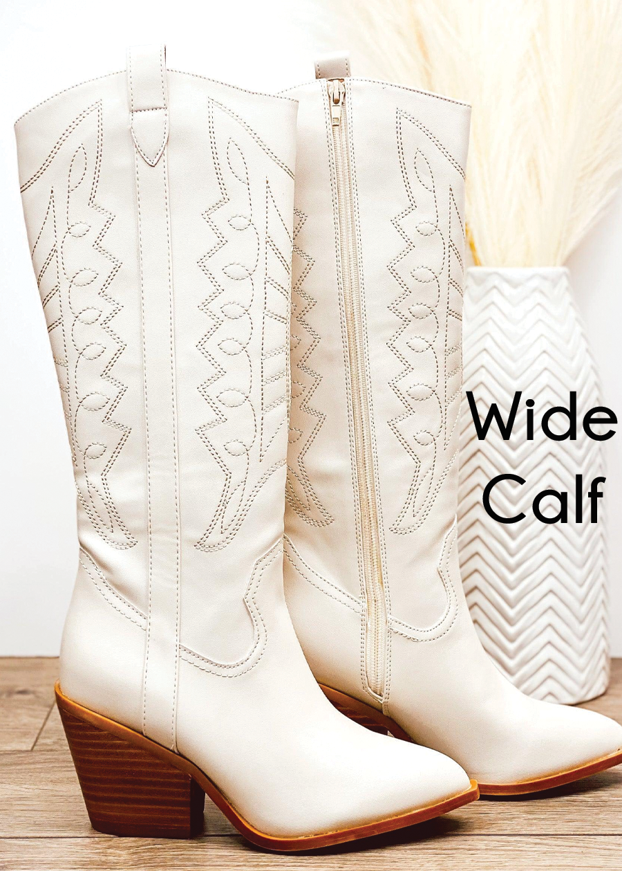 Howdy Boots Wide Width Palmetto Twist