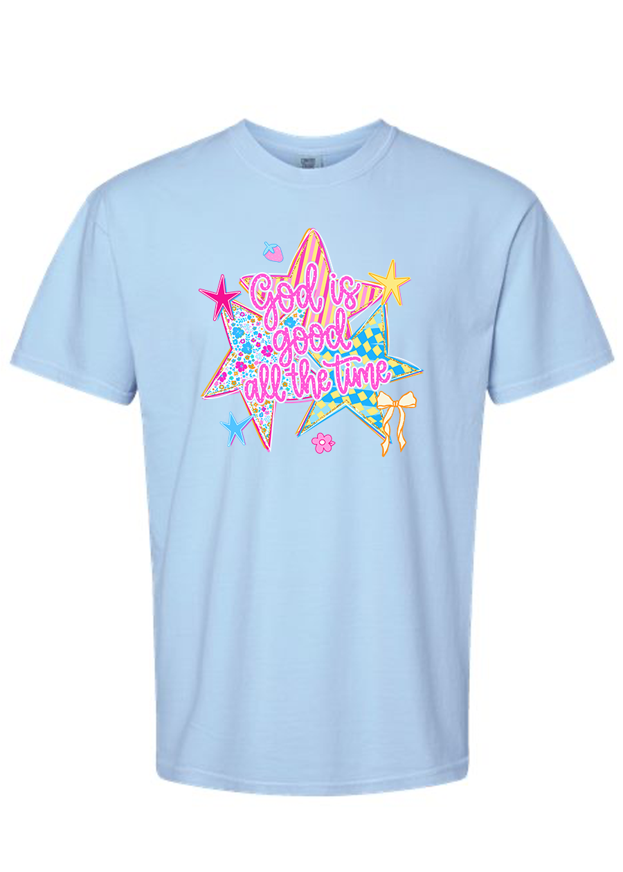 Colorful God is Good COMFORT COLORS Tee