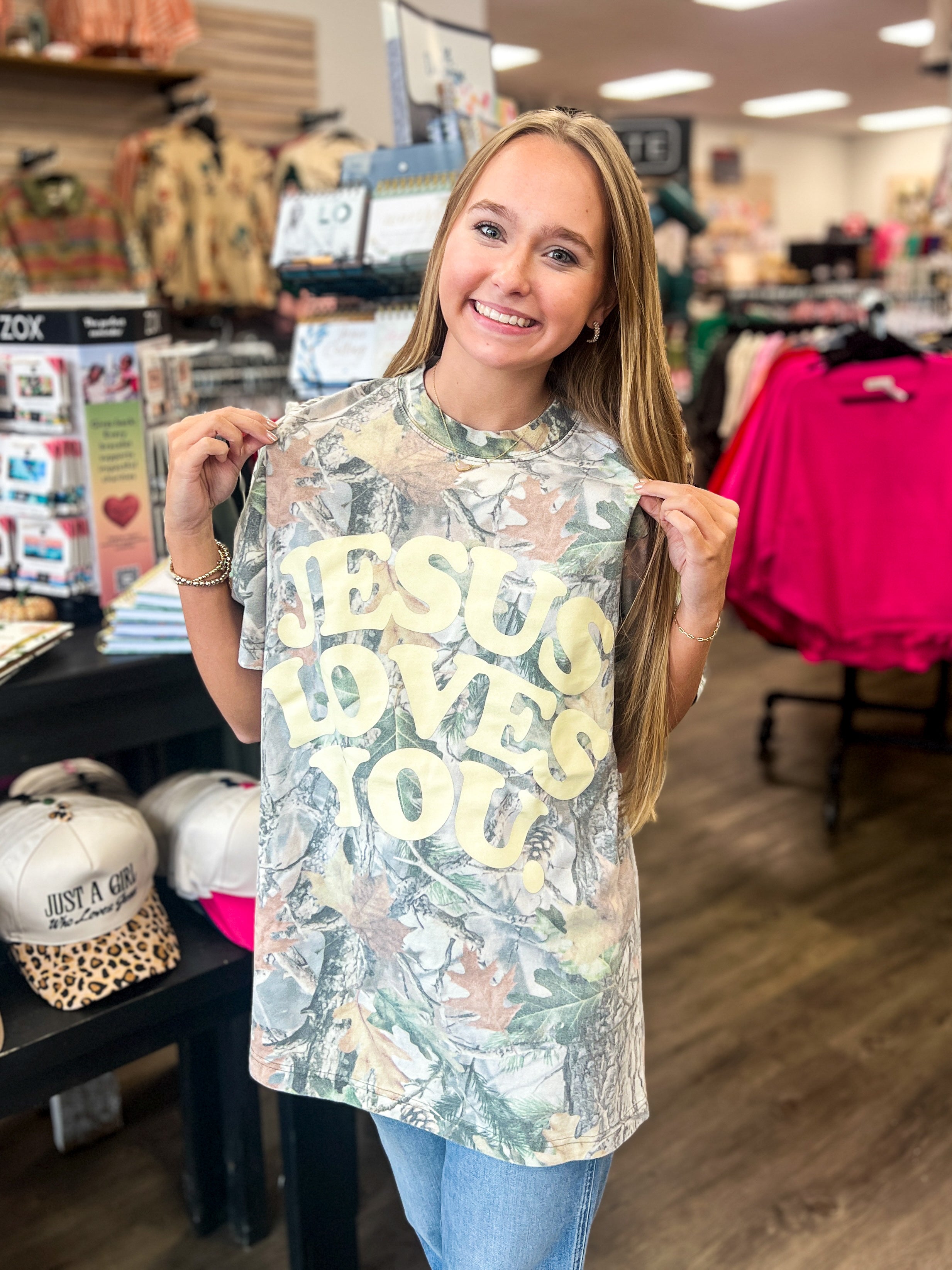 Jesus Loves You Camo Tee