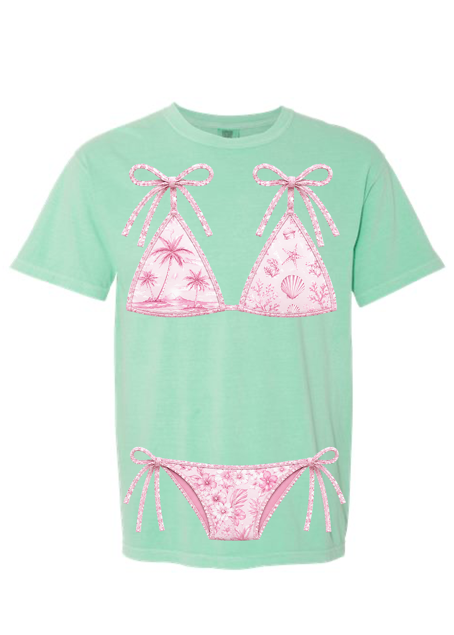 ADULT Comfort Colors Pink Kini Tee & Tank