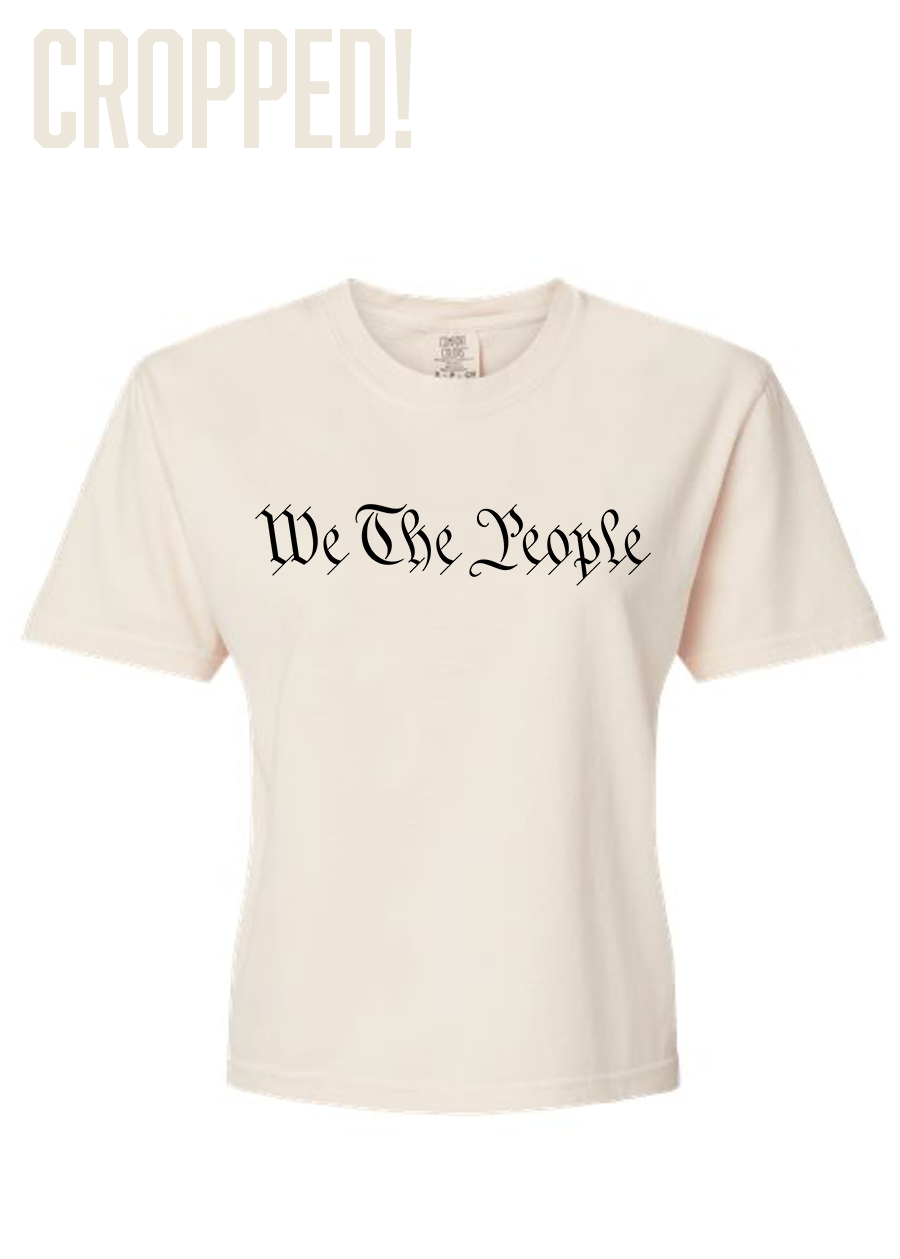 Cropped We The People COMFORT COLORS Boxy Tee