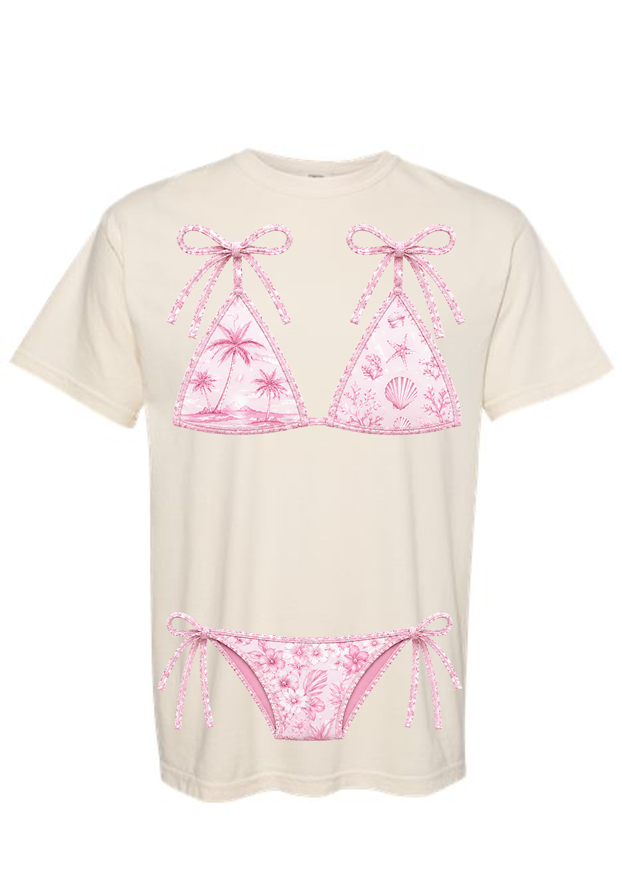 ADULT Comfort Colors Pink Kini Tee & Tank