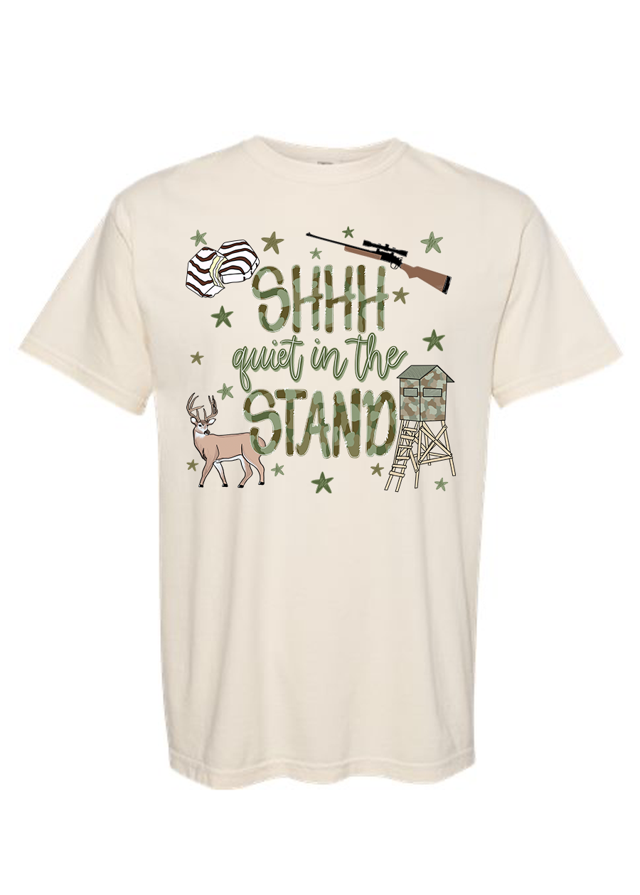 ADULT Shhh Quiet in The Stand COMFORT COLORS Tee