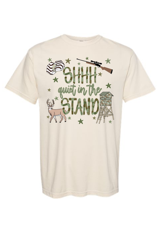 ADULT Shhh Quiet in The Stand COMFORT COLORS Tee