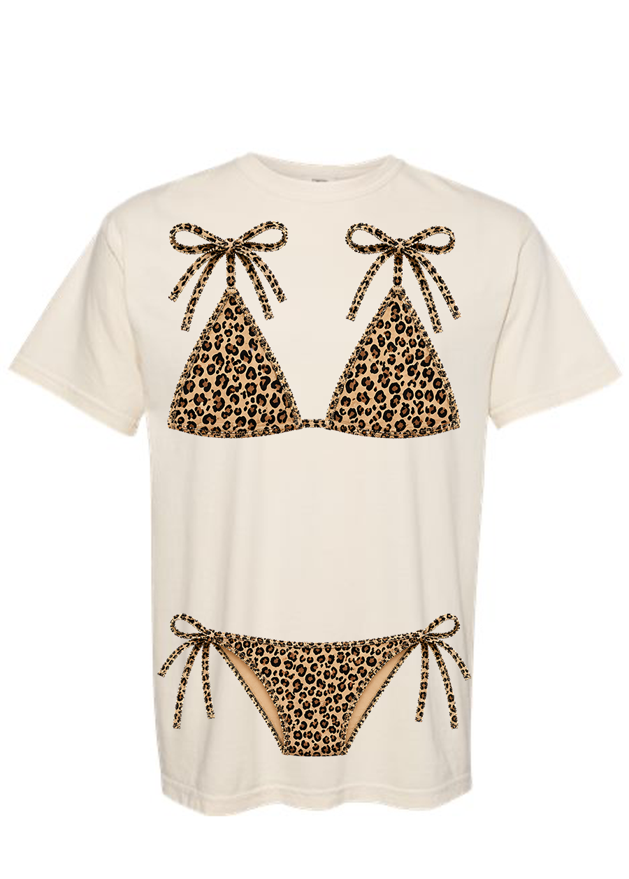 ADULT Comfort Colors Leopard Kini Tee & Tank