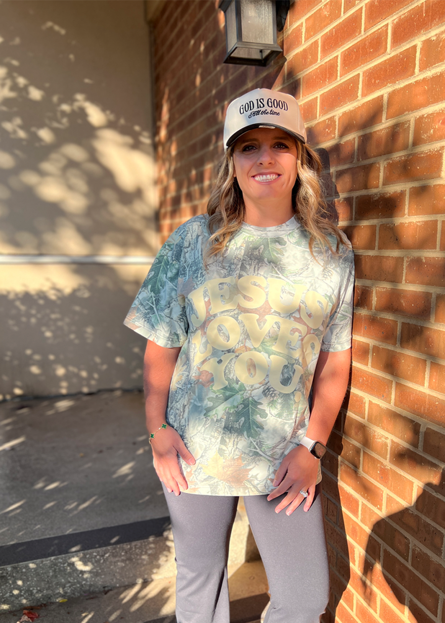 Jesus Loves You Camo Tee
