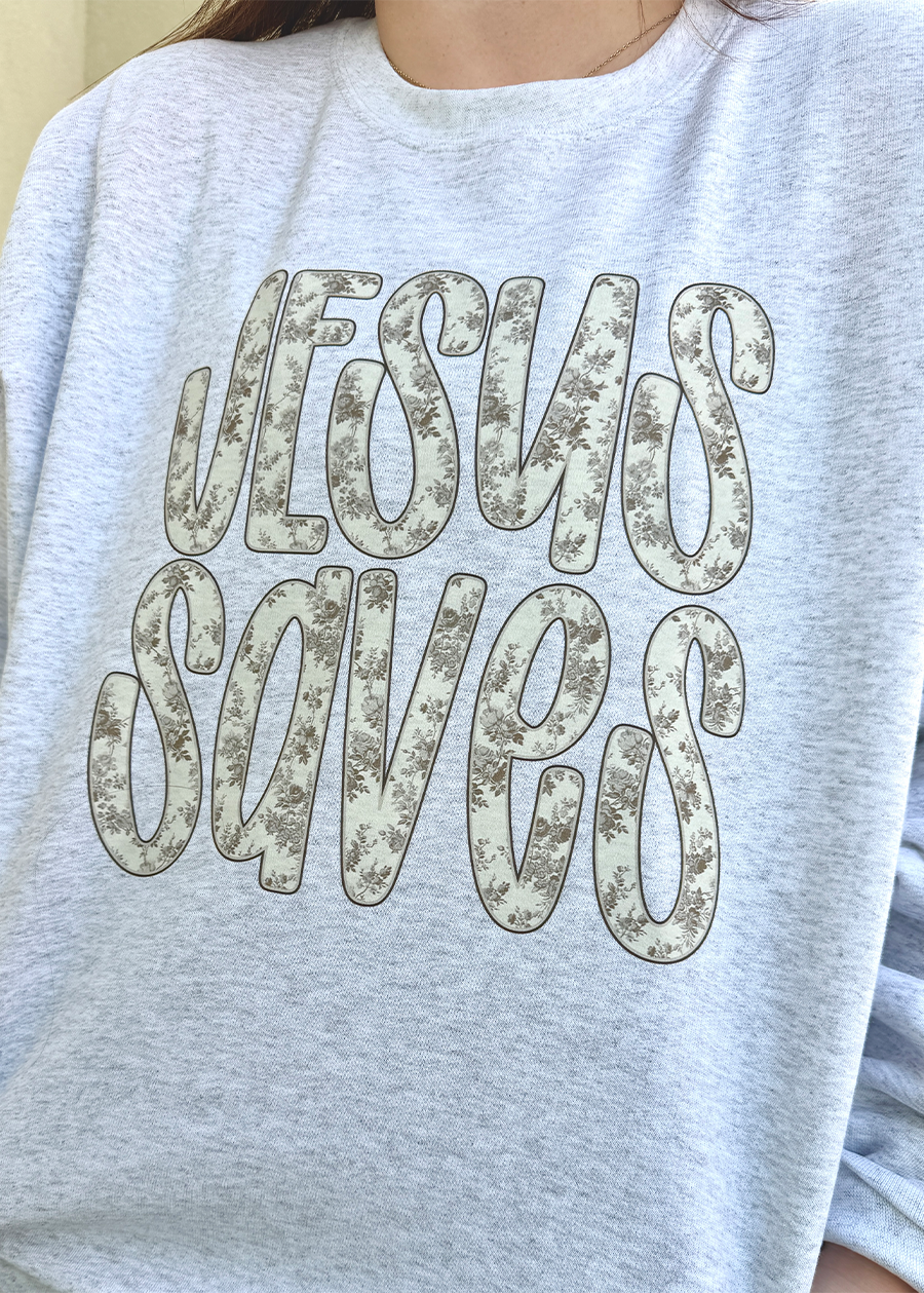 Jesus Saves Crewneck