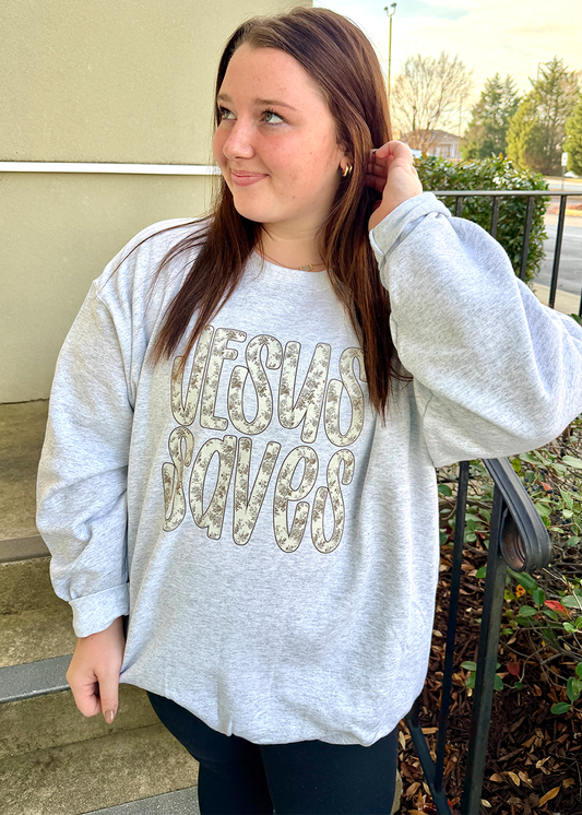 Jesus Saves Crewneck