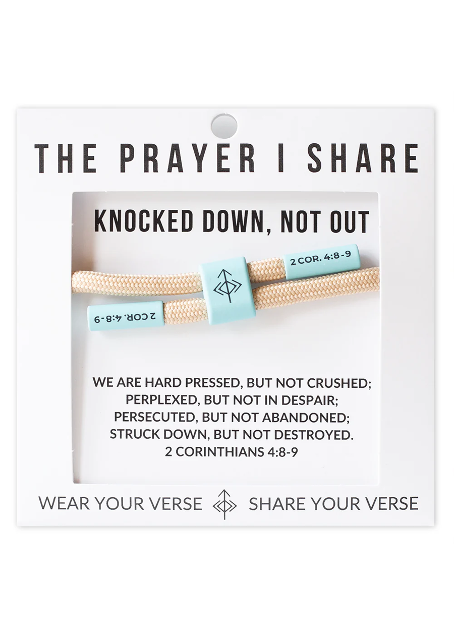 KNOCKED DOWN, NOT OUT Bracelet