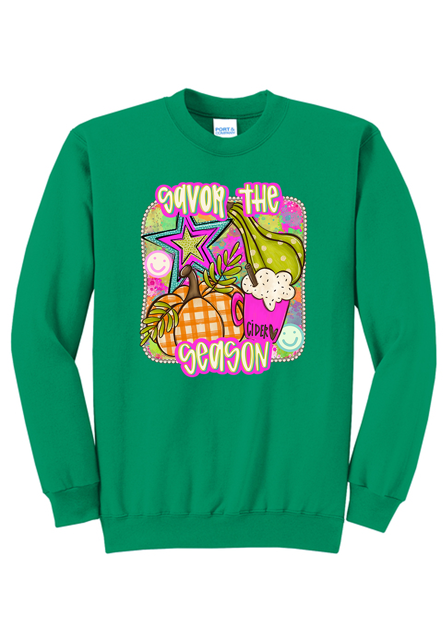 Savor the Season ADULT Crewneck