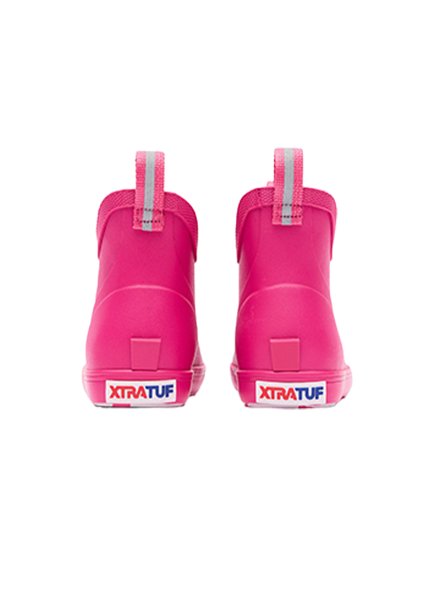 Big Kids Ankle Deck Boot-Neon Pink