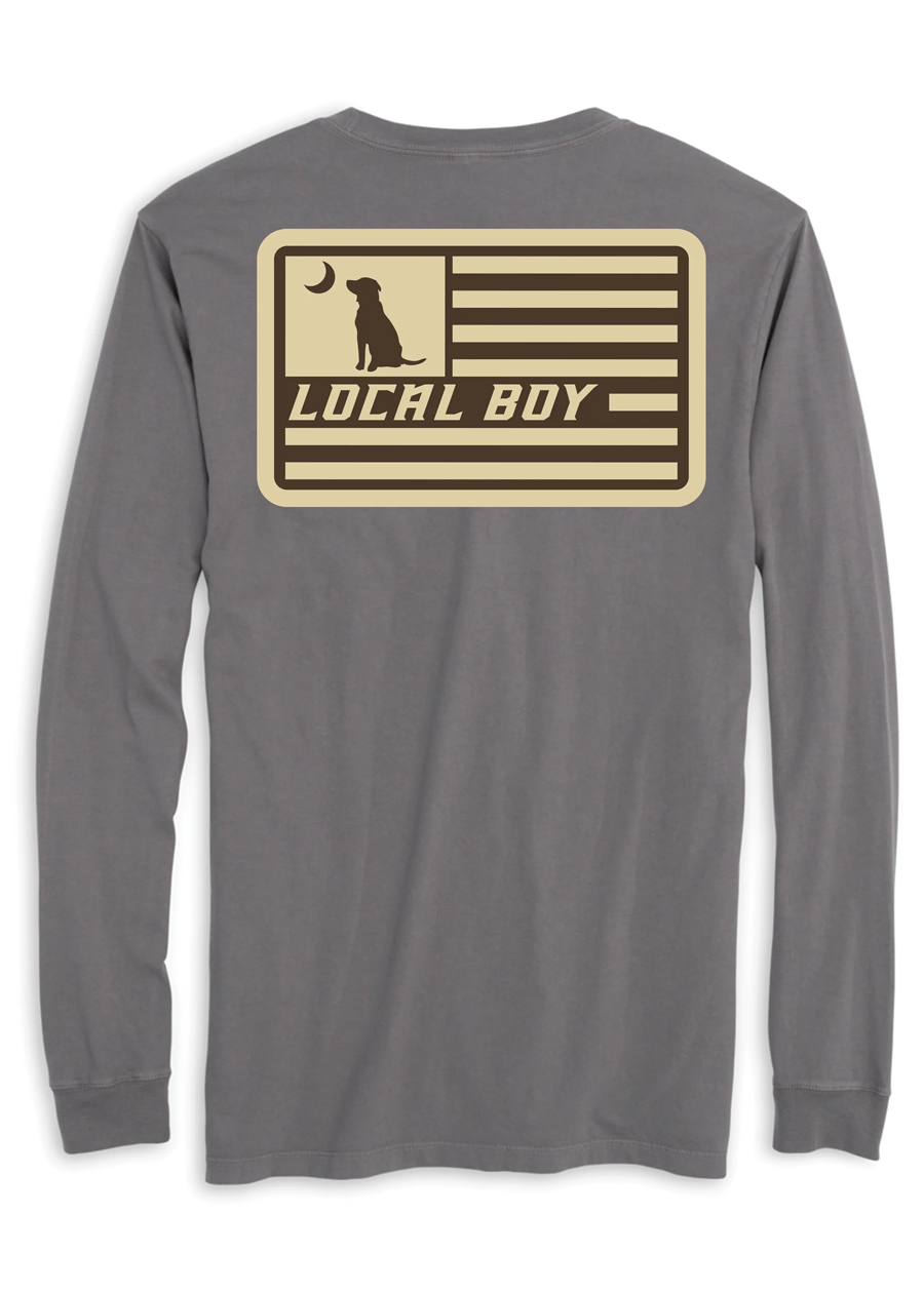 Load image into Gallery viewer, L/S Flag Patch T-Shirt
