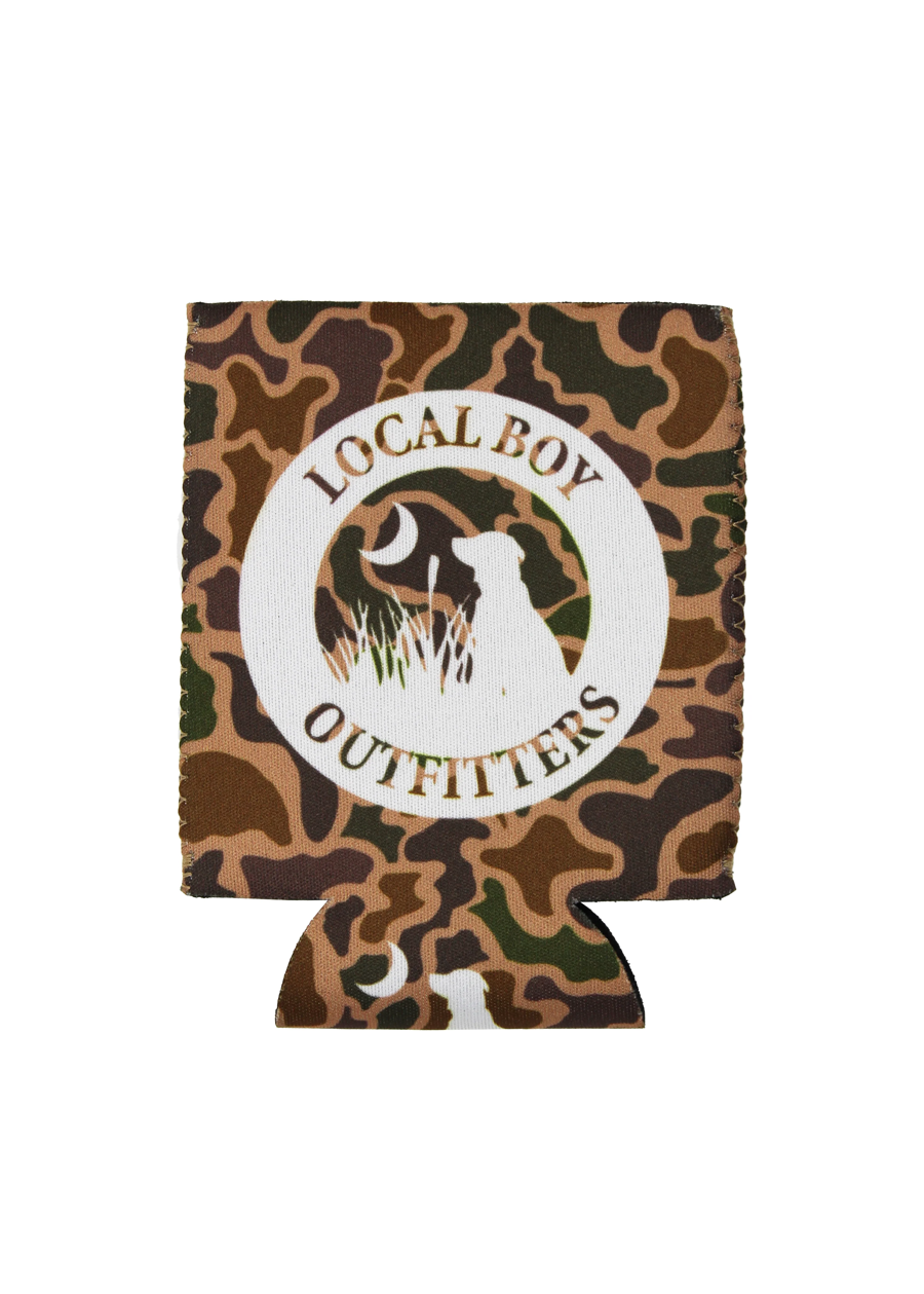 Old School Camo Koozie