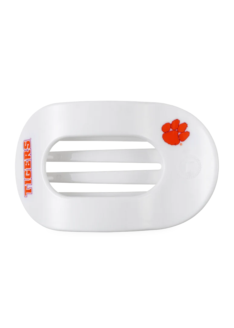 Go Tigers! Large Flat Round Hair Clip