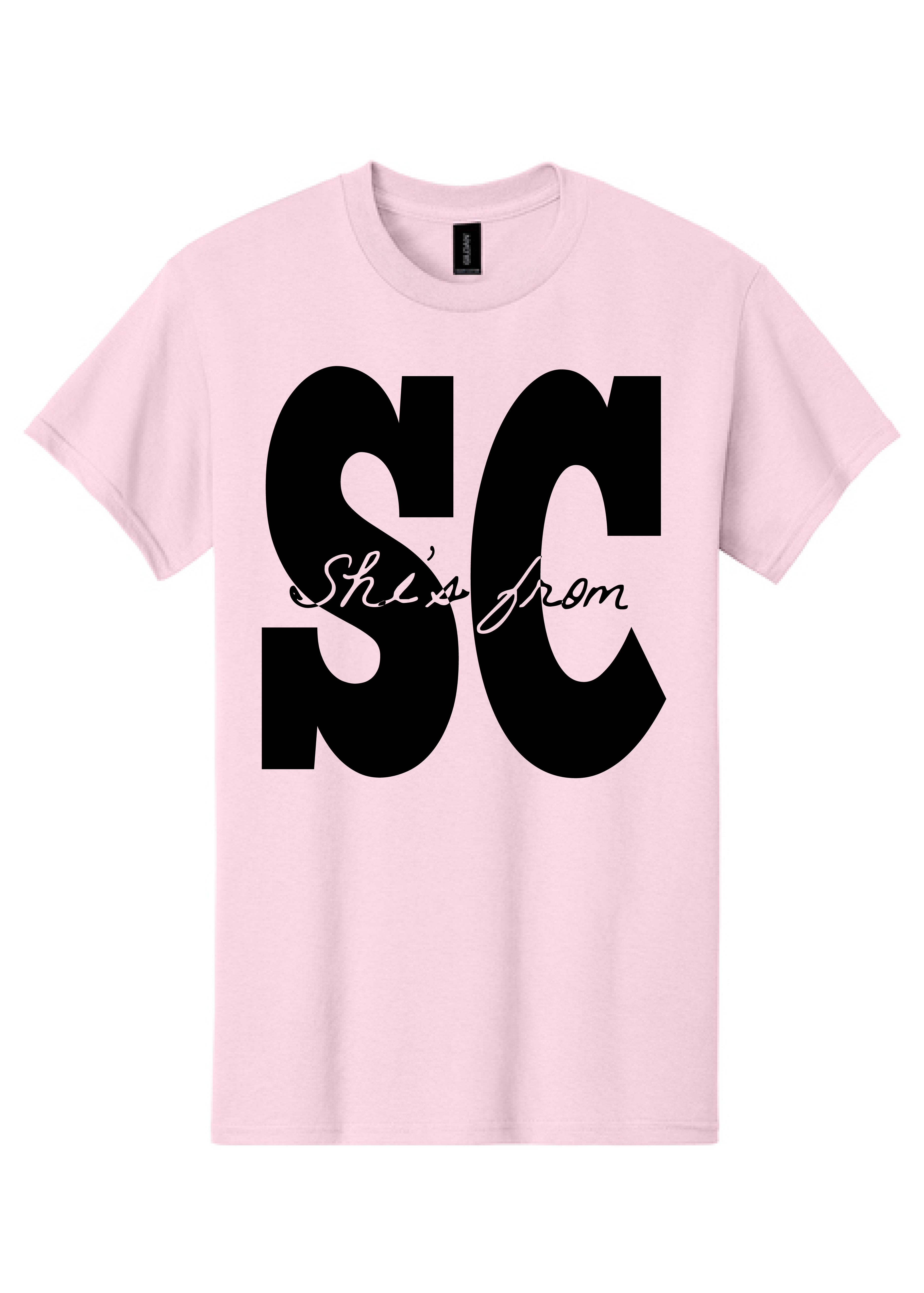 **CUSTOM** YOUTH She's From State Gildan Tee