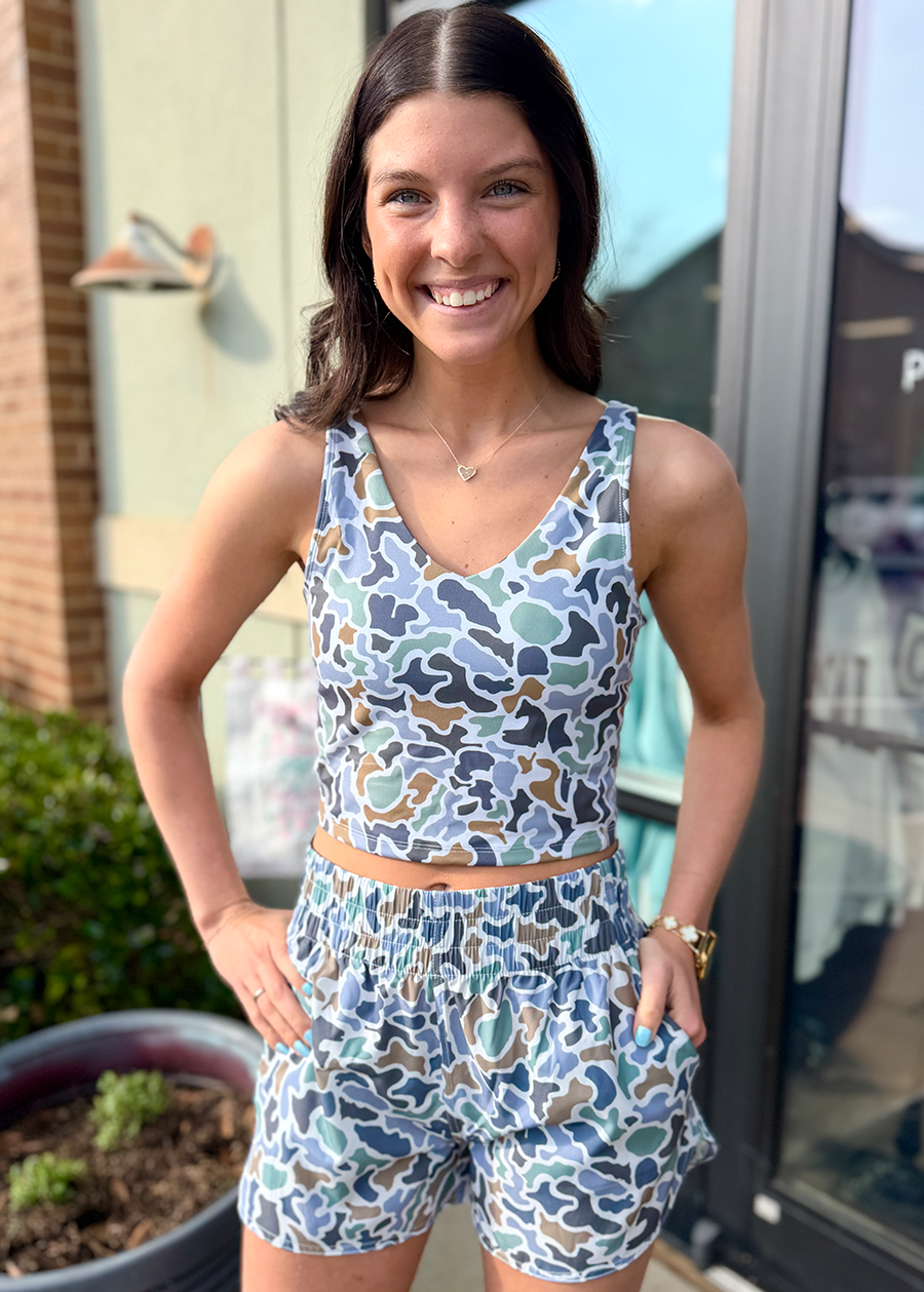 LG High Waisted Volley Shorts-Localflage Bluff