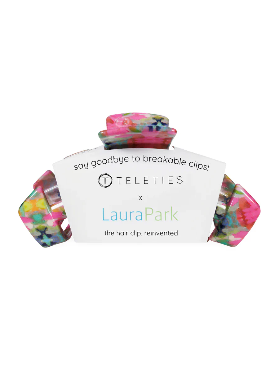 Teleties x Laura Park Fuchsia Dreams Classic LARGE Clip