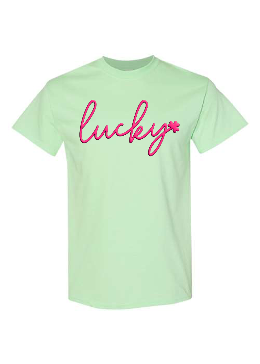 ADULT VINYL PUFF Lucky Tee