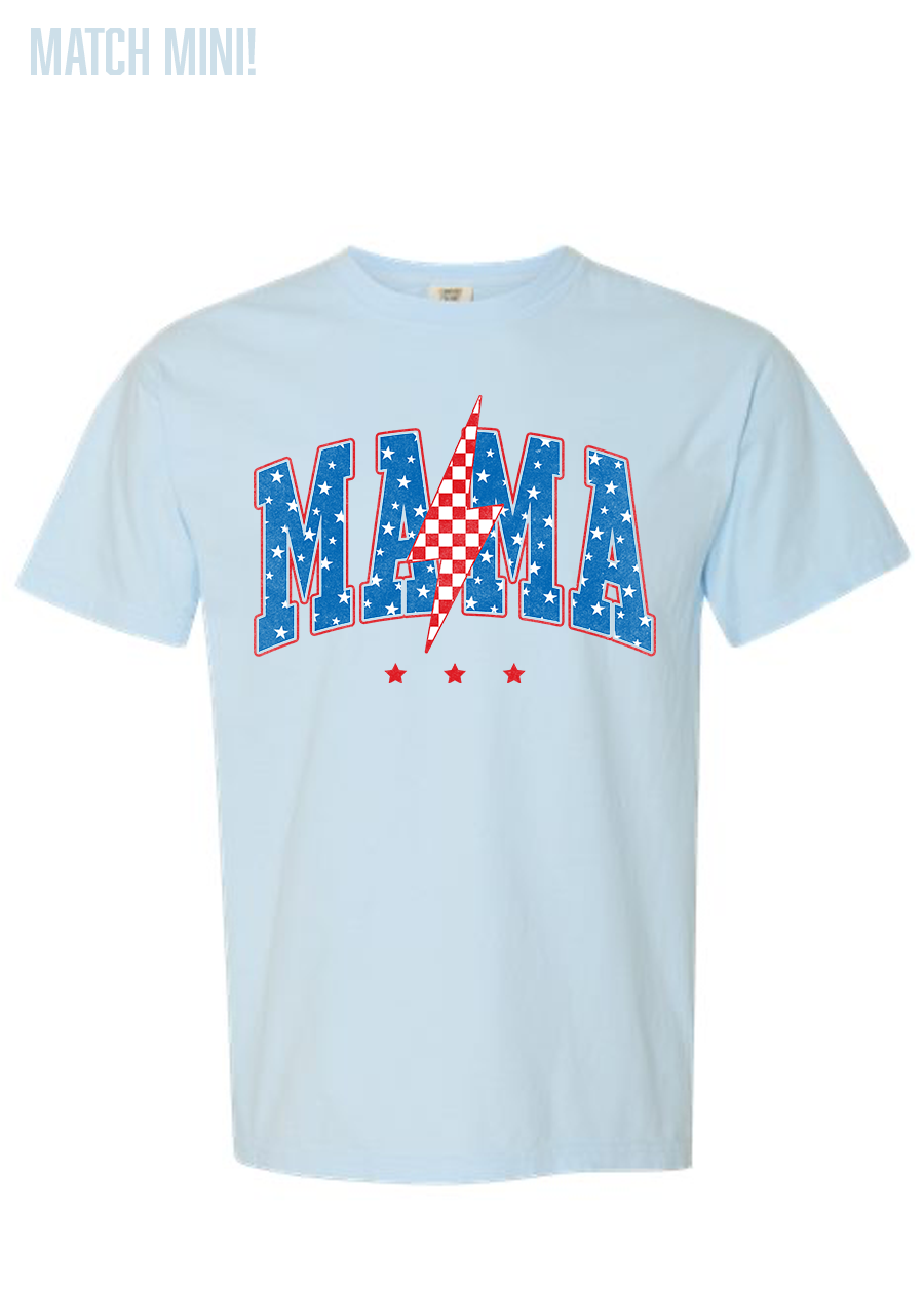Patriotic Matching Mama COMFORT COLORS Tee