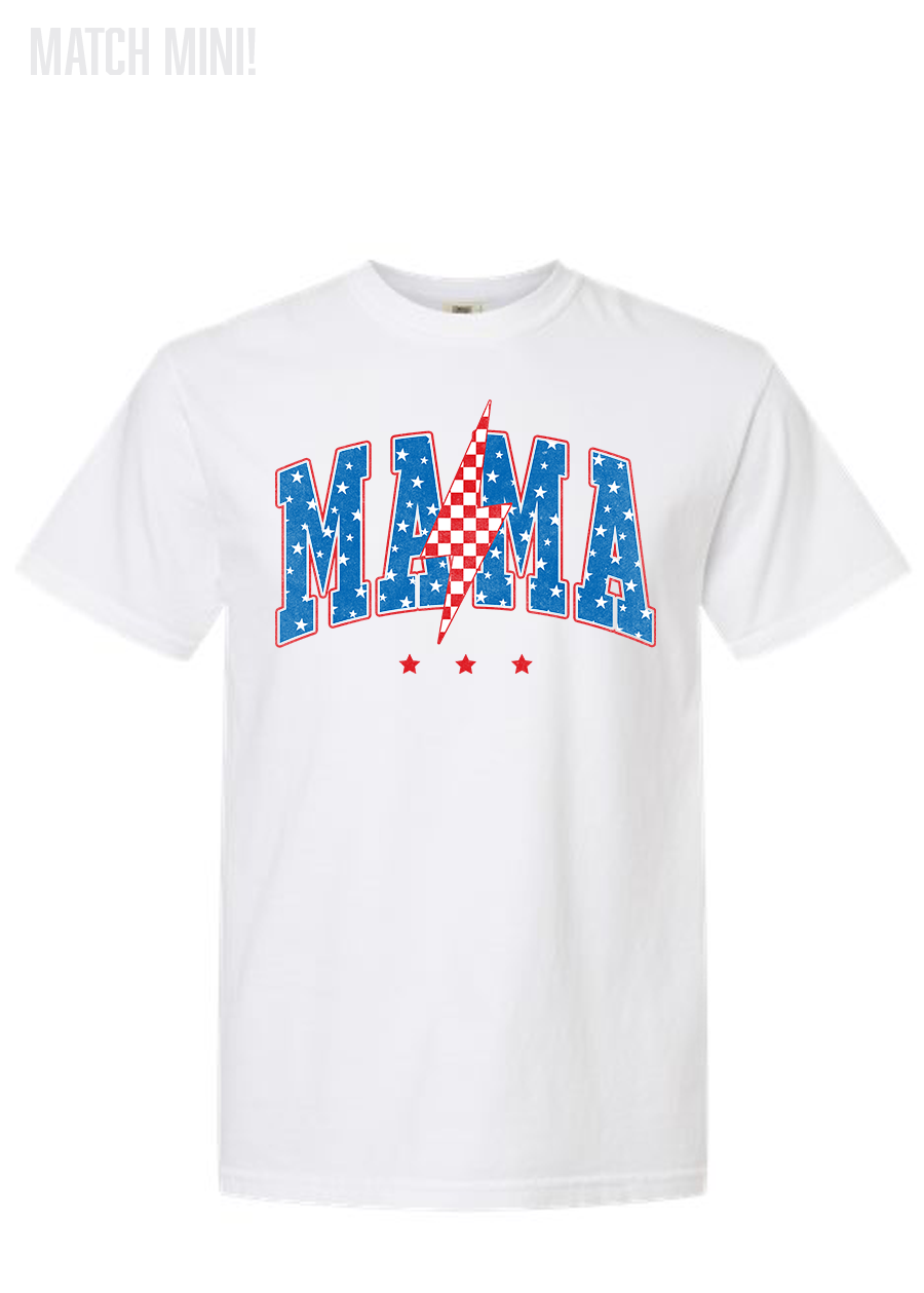 Patriotic Matching Mama COMFORT COLORS Tee