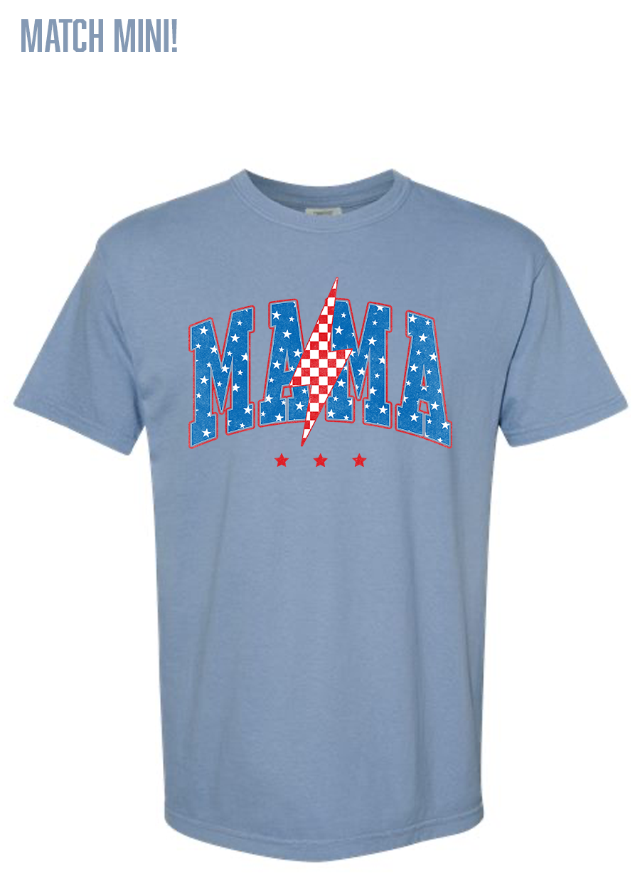 Patriotic Matching Mama COMFORT COLORS Tee