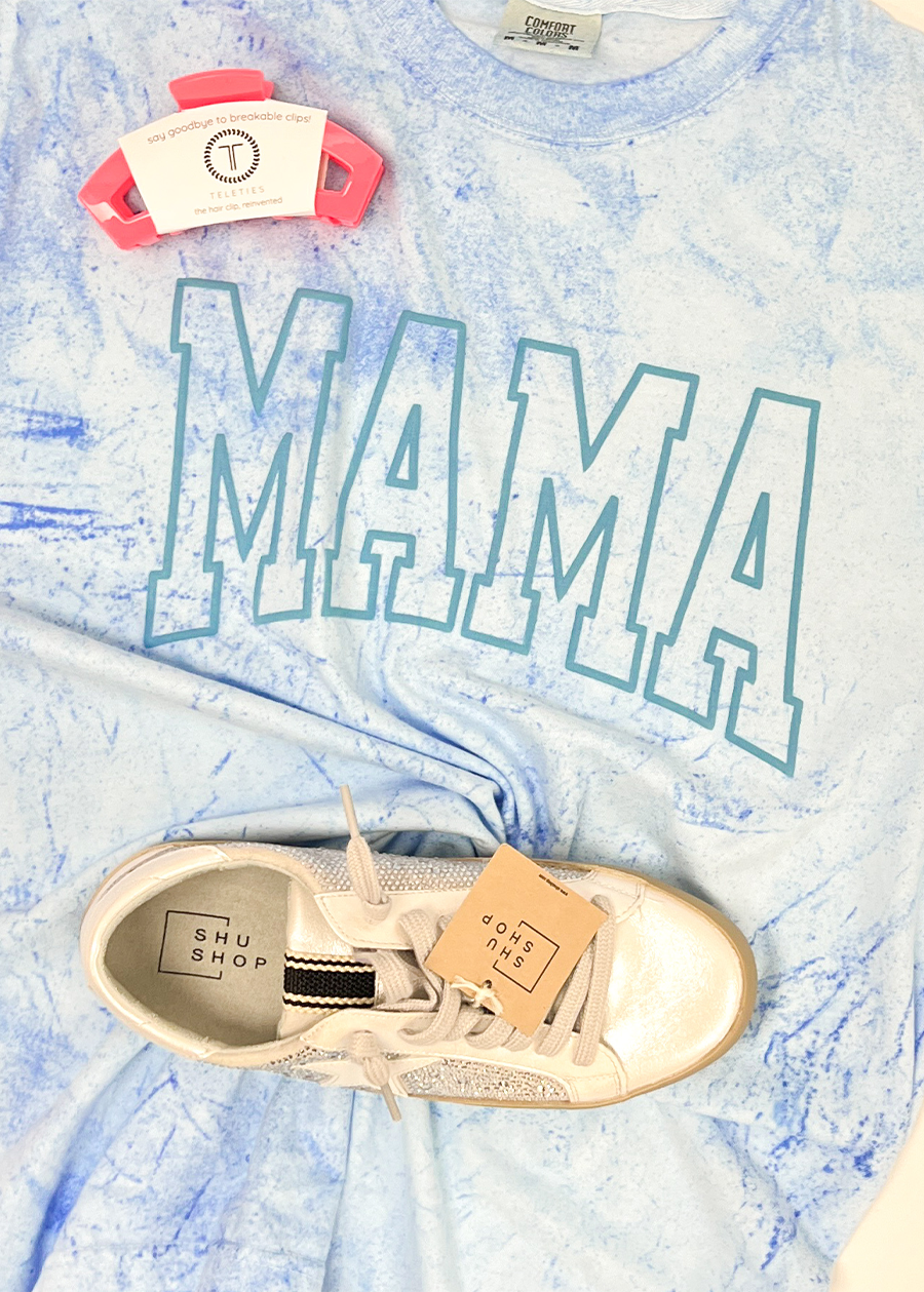 Mama PUFF Seaglass Tee