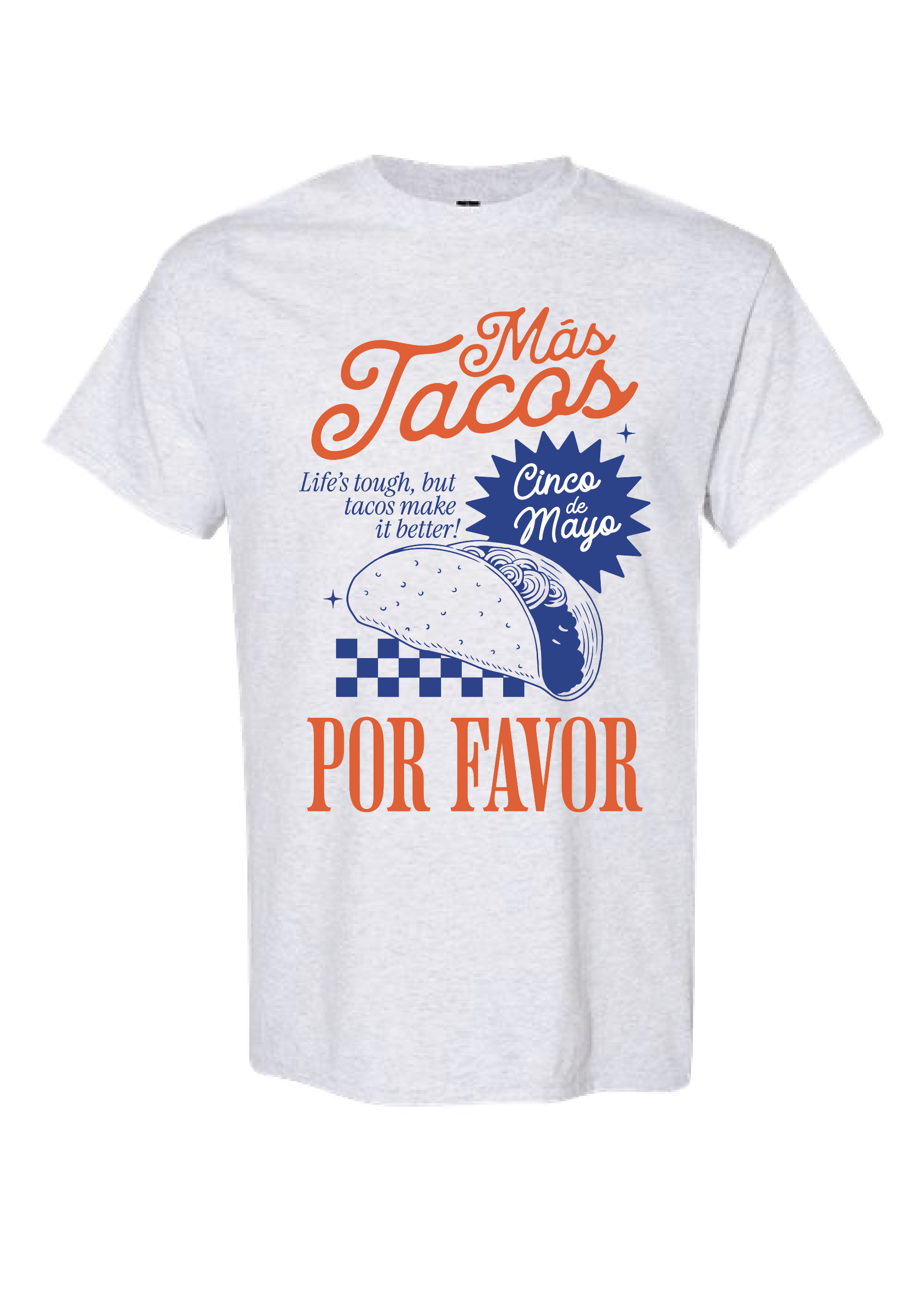 YOUTH NAVY Mas Tacos Tee