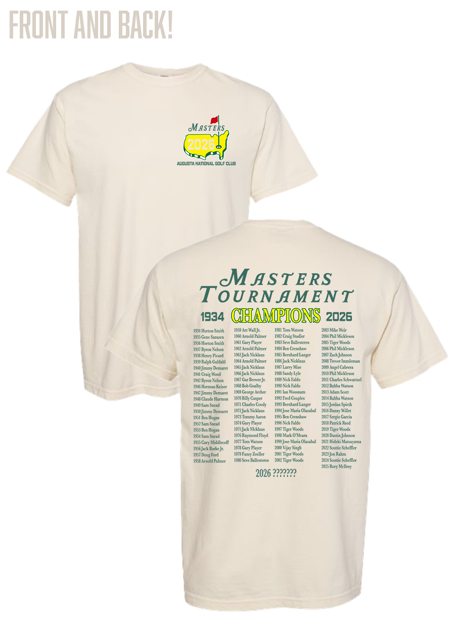 The 2026 Green Jacket Classic COMFORT COLORS Tee